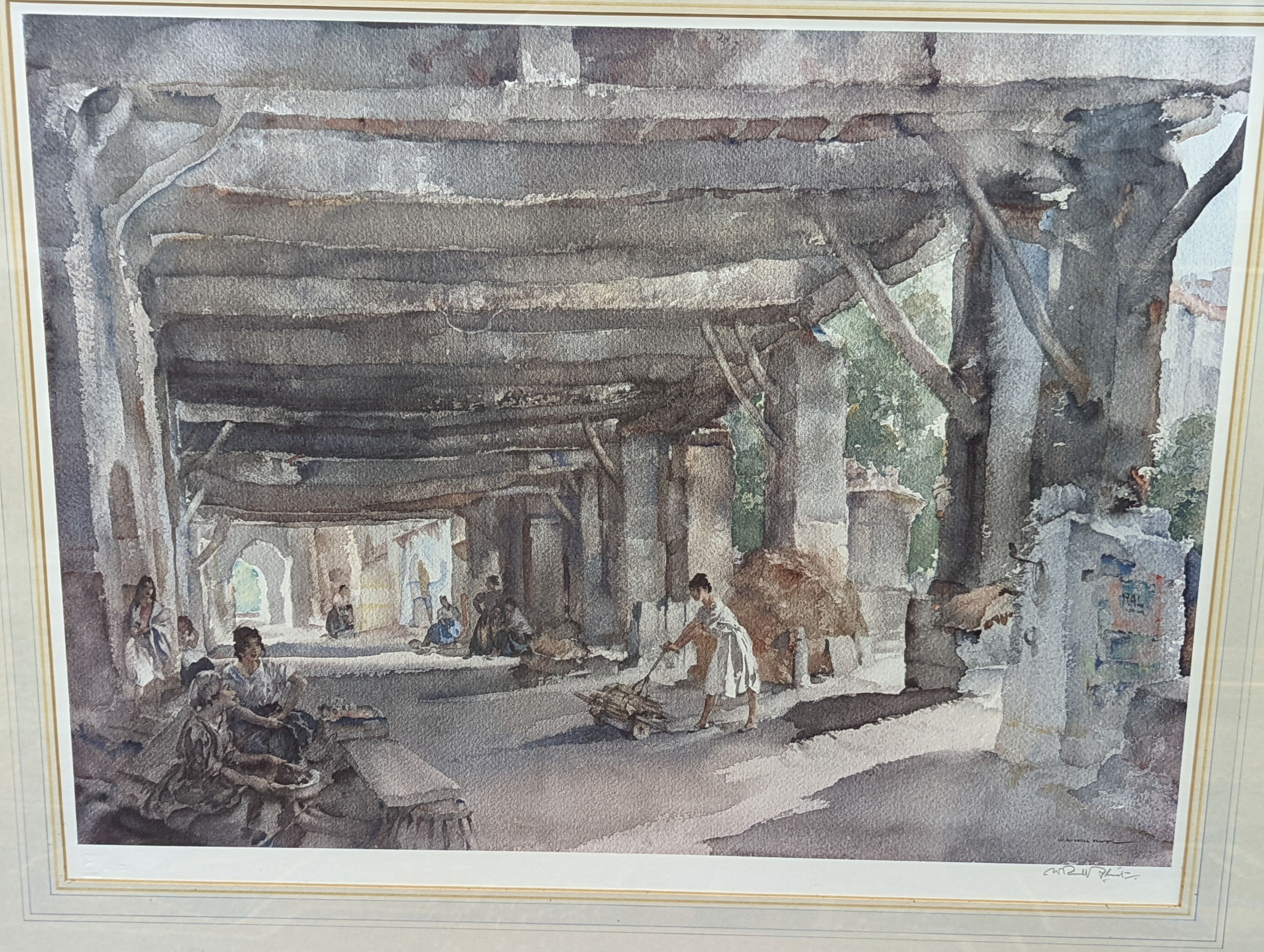 Sir William Russell Flint, three limited edition prints, largest 52 x 68cm
